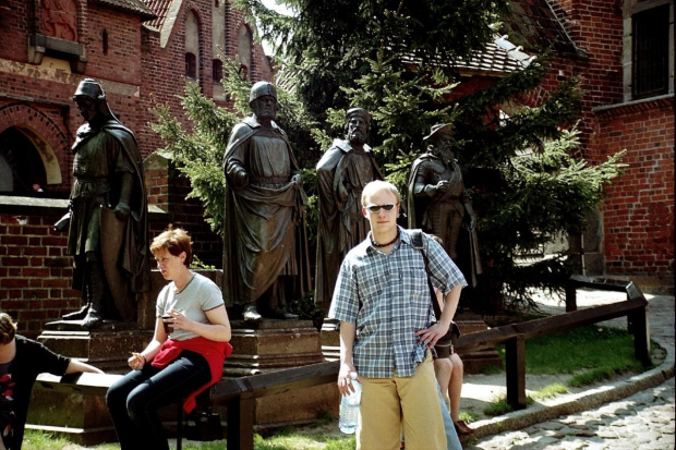 MALBORK, gotycki zamek krzyżacki, lipiec 2002 #zamki