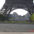 Paris VII (7. dzielnica Paryża) - Champ de Mars (Pole Marsowe) - spory pas zieleni między Wież Eiffela (F - Tour Eiffel) a Szkoł Wojskow (F - École Militaire)