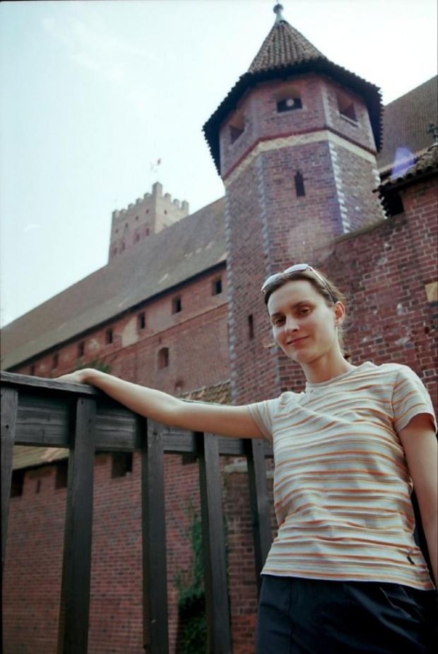 MALBORK, gotycki zamek krzyżacki, lipiec 2002 #zamki