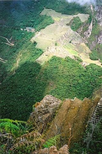 Widok na Machu Picchu z Huayna Picchu, Peru