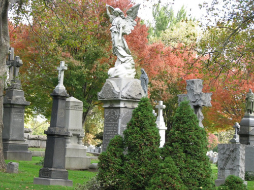 Jesienny cmentarz