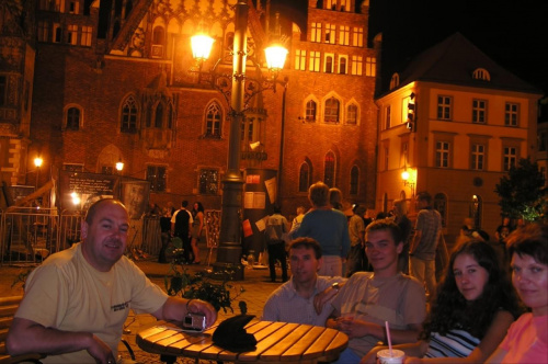 Rynek nocą - przed Ratuszem #Miasto #Wrocław