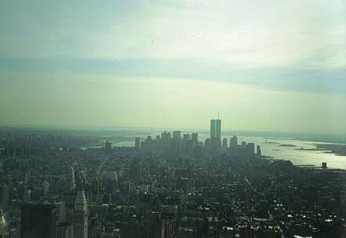 Widok na południe z Empire State Building, Nowy Jork