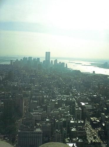 Widok na południe z Empire State Building, Nowy Jork