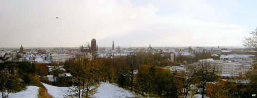niby jesiennie ale jakby zimowo #panorama #widok #Gdansk #zima
