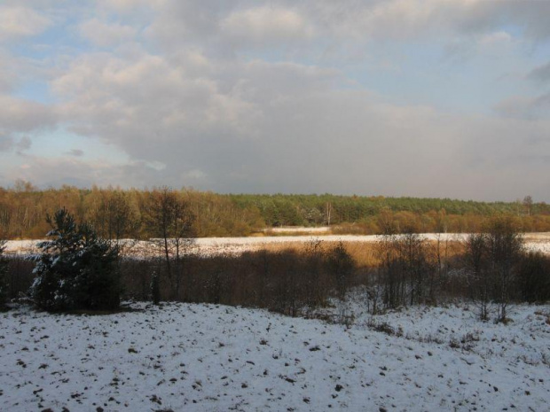 Nad Wartą, ale rzeki niestety nie widać