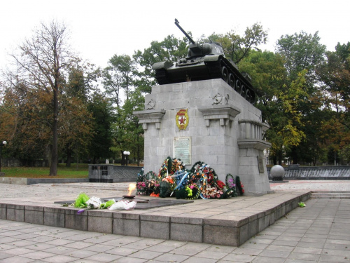 Plac tankistów w Kamieńcu Podolskim