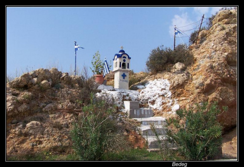 Thassos - Limenaria jedna z kapliczek #Grecja