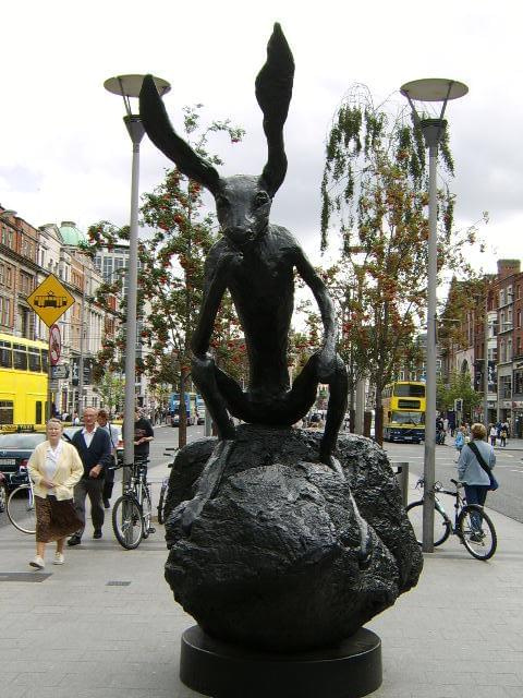 Irlandia :: DUBLIN : Zające w centrum miasta