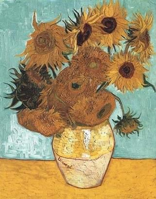 Vincent Van Gogh - Sunflowers #VincentVanGogh #sloneczniki