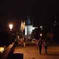 Praga nocą - most Karola