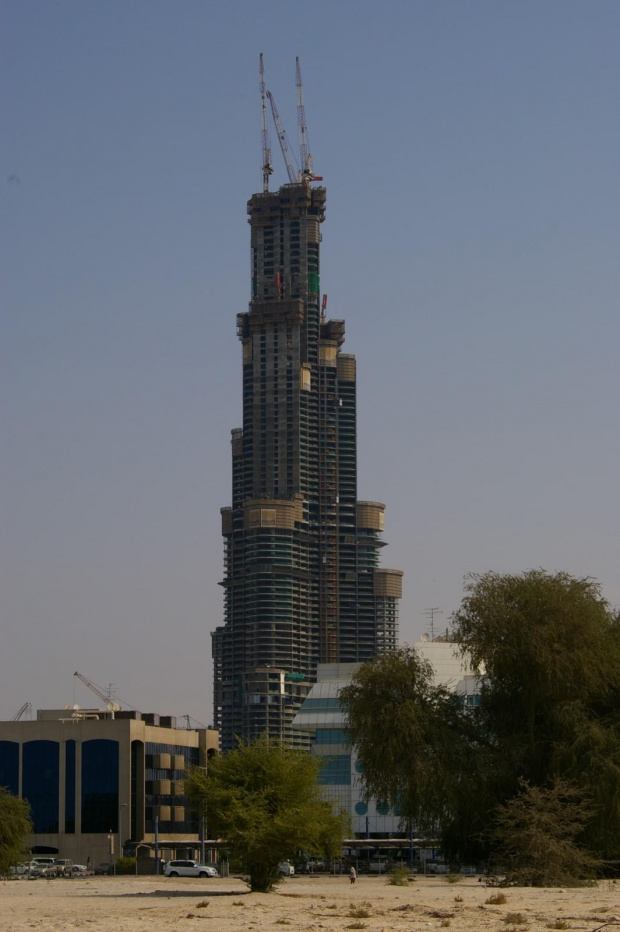 Burj Dubaj, aktualnie budowany najwyzszy budynek swiata, ponad 800m wysokosci... Aktualnie juz najwyzszy budynek w dubaju :) #Dubaj #wiezowiec