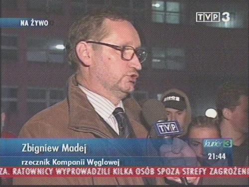 Tragedia w KWK Halemba w oczach telewizji.
www.TVPmaniak.tv.pl