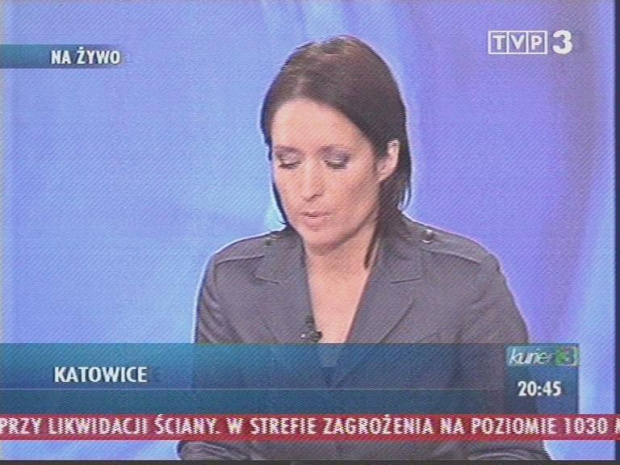 Tragedia w KWK Halemba w oczach telewizji.
www.TVPmaniak.tv.pl