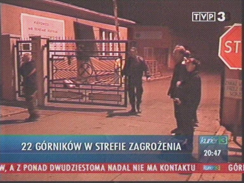 Tragedia w KWK Halemba w oczach telewizji.
www.TVPmaniak.tv.pl