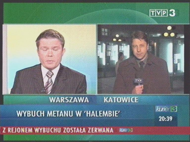 Tragedia w KWK Halemba w oczach telewizji.
www.TVPmaniak.tv.pl