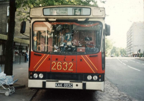 Autobus PKM Tychy Jelcz M11/ 2632 na lini E-1