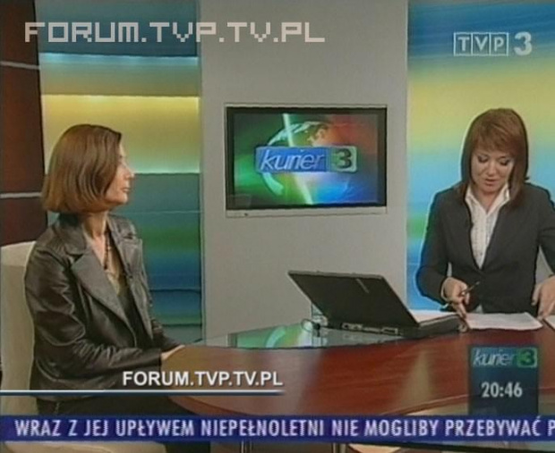 Danuta Holecka, Kurier TVP3 - www.forum.tvp.tv.pl