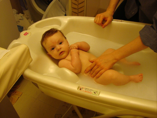 Majka w kąpieli w wanience od Agi :-)