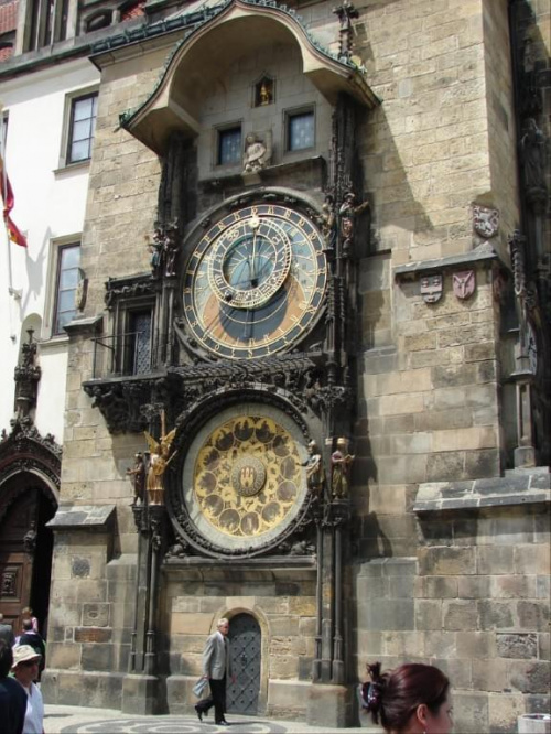 XV-wieczny Zegar astronomiczny Orloj #Praga #Rynek #Zegar #Ratusz #Miasto