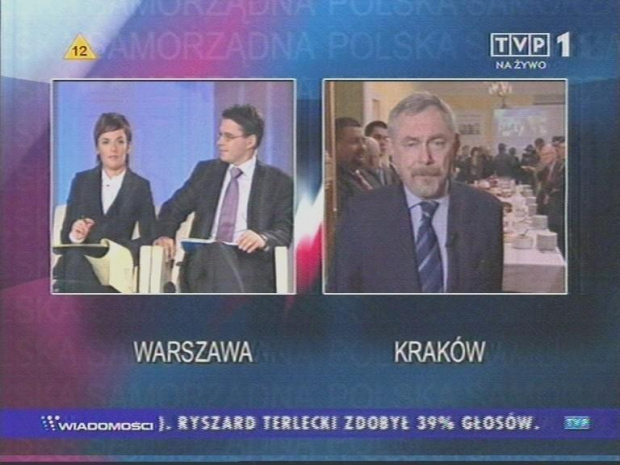 II tura wyborów samorządowych. Wieczór wyborczy TVP i Dziennika.
www.TVPmaniak.tv.pl