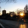 . poltegor #wrocław #ZachódSłońca #wieczór #wieżowiec