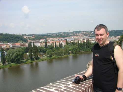 Widok z Wyszehradu #Wyszehrad #Praga #Wełtawy #Miasto