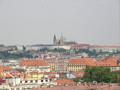 Widok z Wyszehradu #Wyszehrad #Praga #Wełtawy #Miasto