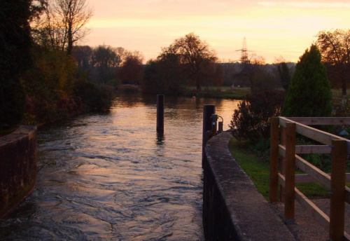 #ZachódSłońca #woda #widok #Oxford