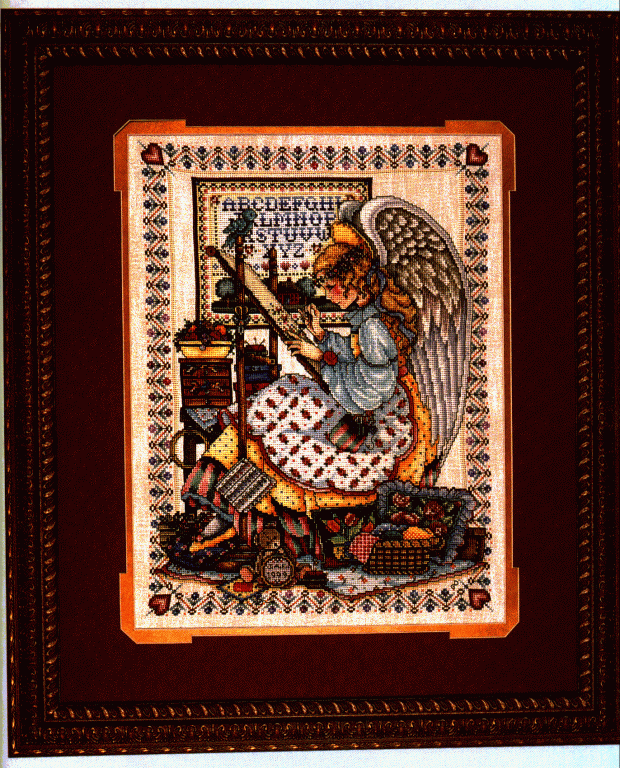 angel of cross stitch