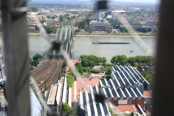 Aussieht aus Kölner Dom Süd-Turm.