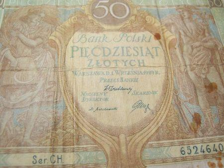 Pięćdziesiąt złotych z 1929