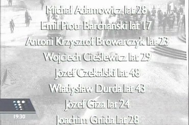 Specjalne wydanie głównych "Wiadomości" 13 grudnia 2006 roku - 25. rocznica ogłoszenia stanu wojennego.
www.TVPmaniak.tv.pl #tvp #tvp1 #wiadomości #gawryluk #dorota #StanWojenny #tvpmaniak