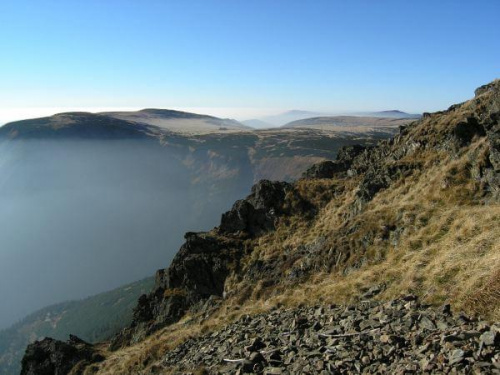 widok ze Śnieżki w str.Czech