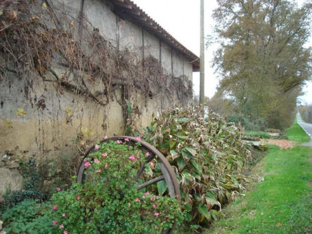 Laglorieuse - Polska Willa Samotna przy niesamotnej (wręcz bardzo ruchliwej) drodze departamentalnej D30, jakieś 3 km za Mont-de-Marsan