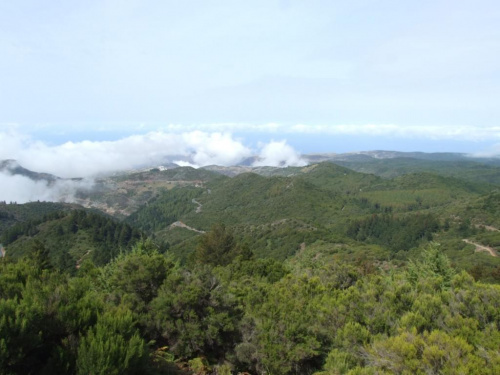 La Gomera - widok ze szczytu #Teneryfa