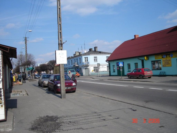 Skrzyżowanie ulic Kolejowa - Kościelna