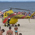 #helikopter #plaża #Sobieszewo #morze #Bałtyk