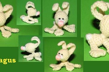 #zajączek #zając #maskotka #szydełko #crocheted #crochet