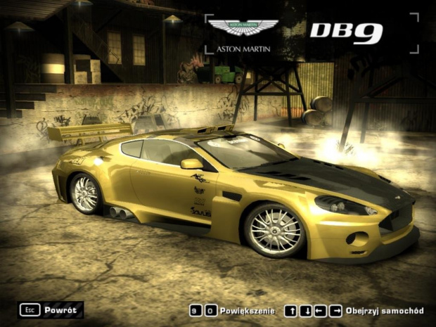 Aston Martin DB9 2 z NFSMW.