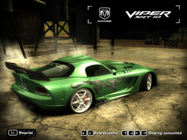 Doge Viper z NFSMW.