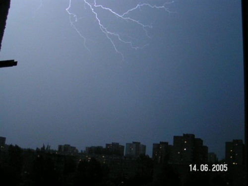 Burza..nad miastem