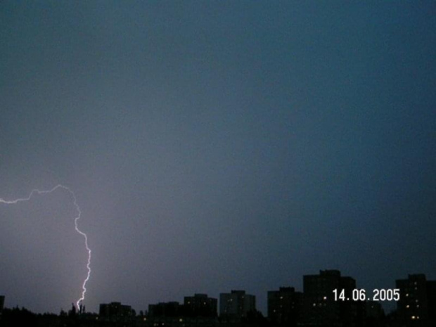 Burza..nad miastem