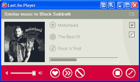 Last.fm Player