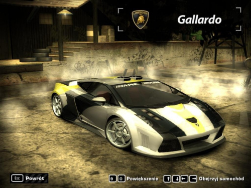 Lamborghini Gallardo z NFSMW.