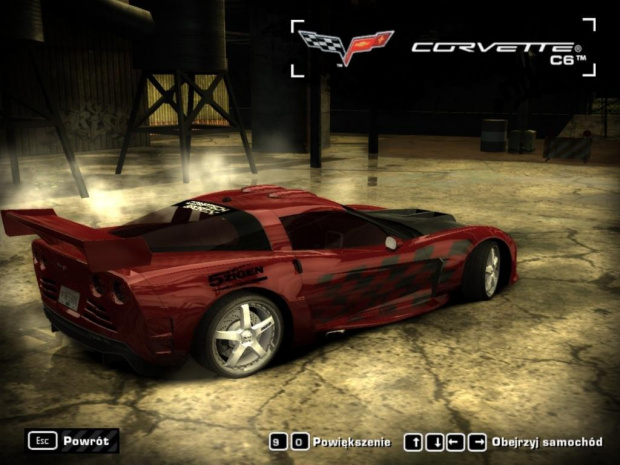 Corvette C6 2 z NFSMW.