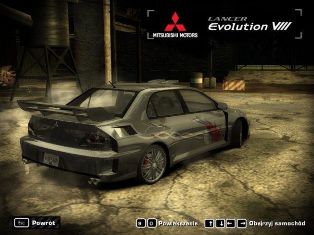 Mitsubishi Lancer Evo VIII 2 z NFSMW.