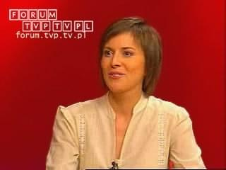 Marta Kielczyk (Panorama TVP2) w programie Rozmowa Dnia, TVP3 Łódź.
