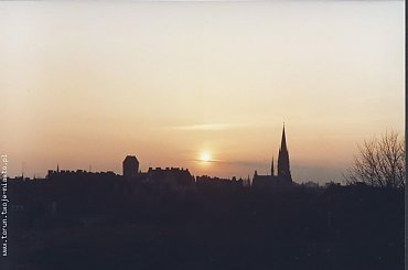 #Toruń #ZachódSłońca