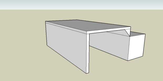 Prerendery boxa robionego na wzór ławki ze stołem #skatepark #box #ławka #stół #prerender #render